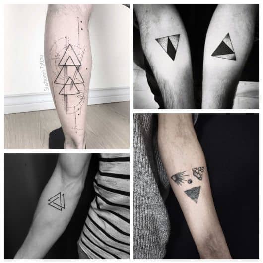 tattoo de triângulo