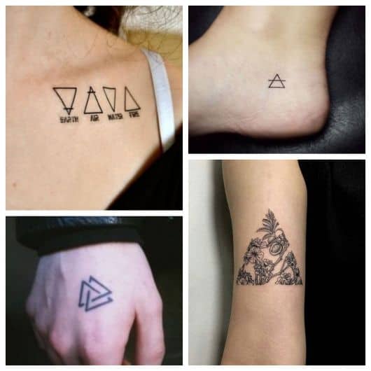 tatuagem de triângulo 