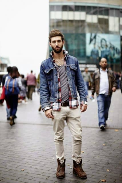calça jeans masculina para usar com bota