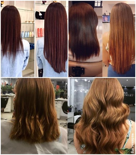 antes e depois cabelo ruivo