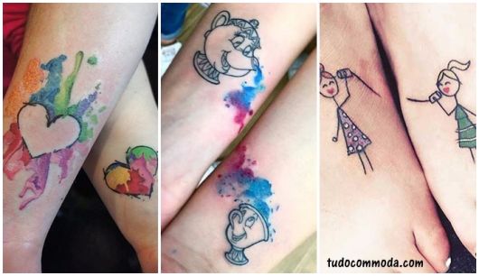 tatuagens que se completam