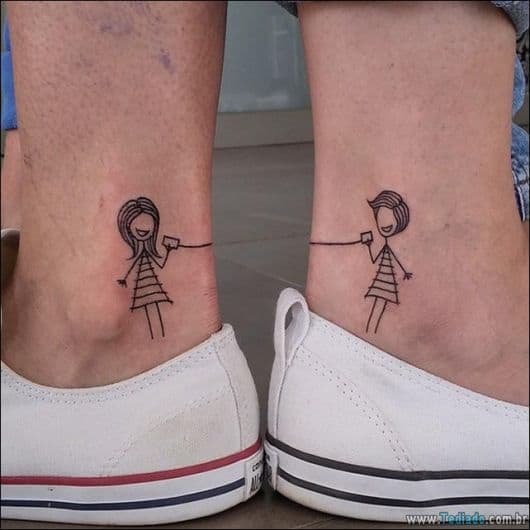 tatuagem para filhos casal