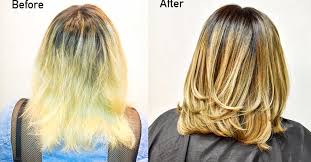 botox capilar antes e depois cabelo loiro curto