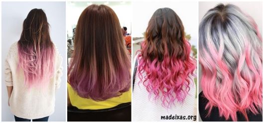 ideias para cabelo rosa