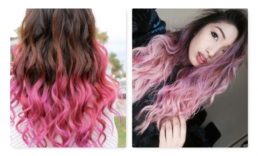 Ombré hair rosa.