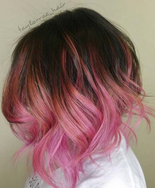 Ombré hair rosa.