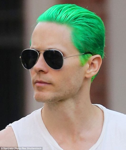 cabelo verde masculino fashion