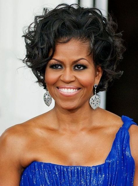 penteado Michelle Obama
