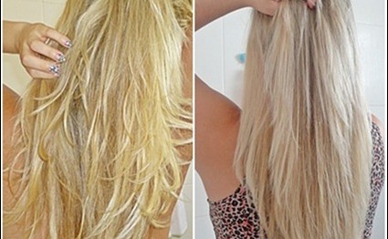 cabelo loiro antes e depois
