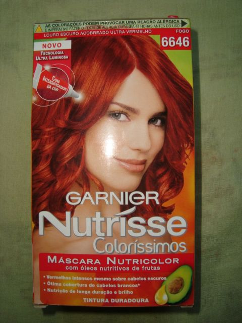 Tintas de cabelo vermelho sangue intenso Garnier Nutrisse