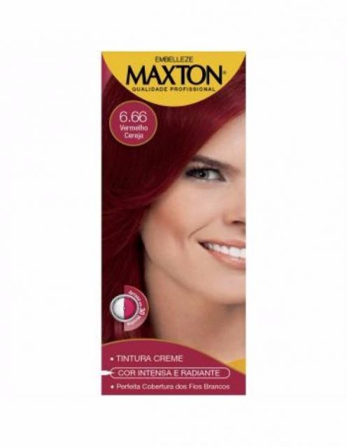Tintas de cabelo vermelho Maxton