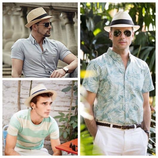 Modelos de chapéu Panamá