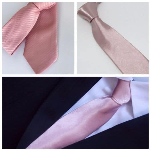 Gravata rosa seco