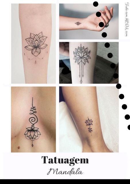 Tatuagem Flor de Lótus – Qual seu Significado & 58 Ideias Apaixonantes!