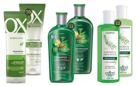 Cabelo oleoso shampoo OX