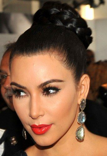 penteado Kim Kardashian