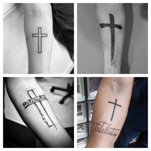 100 ideias de tatuagem de cruz + dicas incríveis para escolher o melhor padrão!