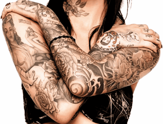 tatuagem braço fechado feminino ideias