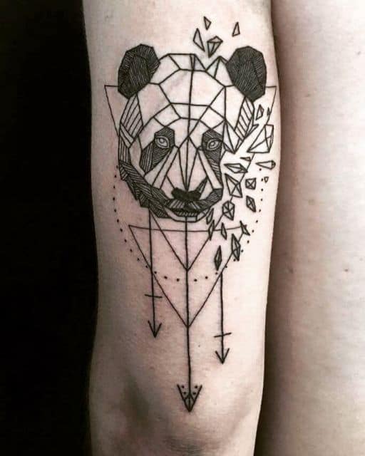 fotos de tatuagem de panda