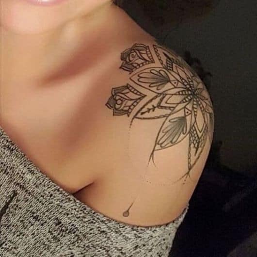 tatuagem de mandala grande