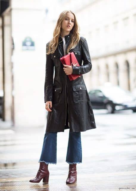 bota tratorada com calça flare