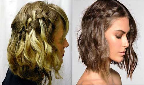 Trança cascata: em cabelo curto