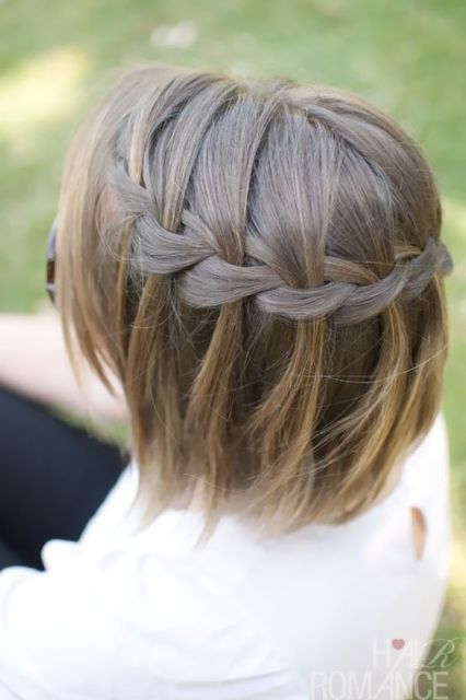 Trança cascata: em cabelo curto