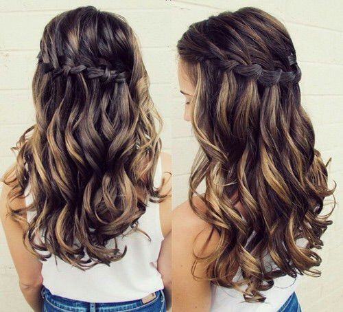 Trança cascata: em cabelo cacheado