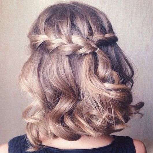 Trança cascata: em cabelo curto