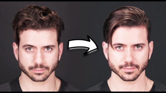 Progressiva masculina antes e depois