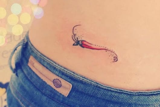 tatuagem delicada e pequena