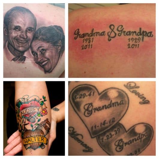 Os mais lindos e encantadores modelos de tatuagem para avós para impressionar você
