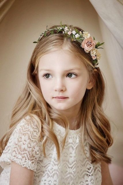 penteado infantil florista casamento