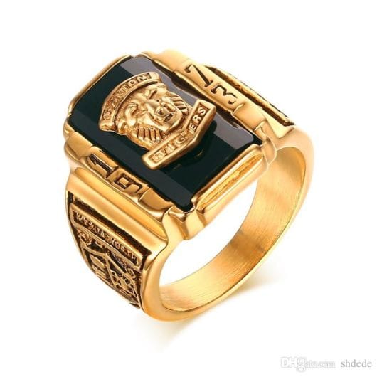 anel masculino de ouro