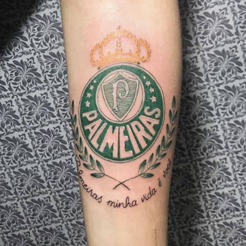 Tatuagem do Palmeiras - 70 Inspirações para homenagear seu ...