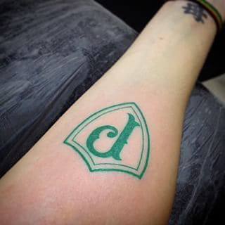 tatuagem do Palmeiras