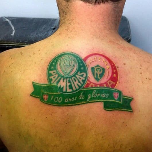 tatuagem do Palmeiras 