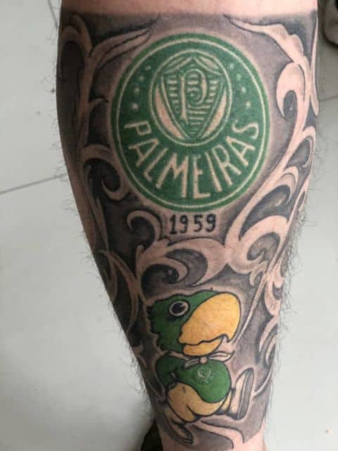 tatuagem do Palmeiras 