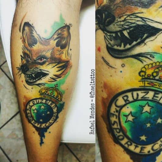 tatuagem do cruzeiro raposa
