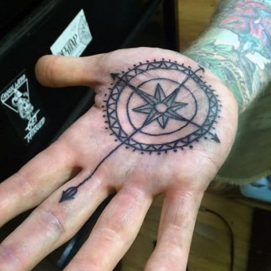 Tatuagem na palma da mão – Dói? + 50 ideias, fotos e dicas incríveis!