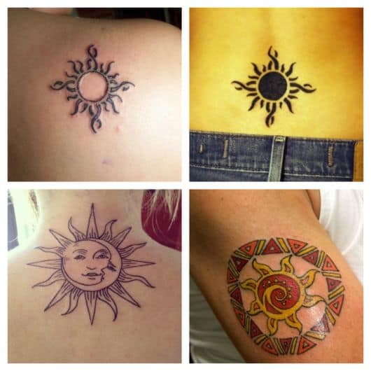 tatuagem de Sol