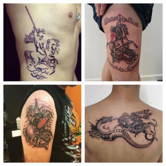  tatuagem de São Jorge
