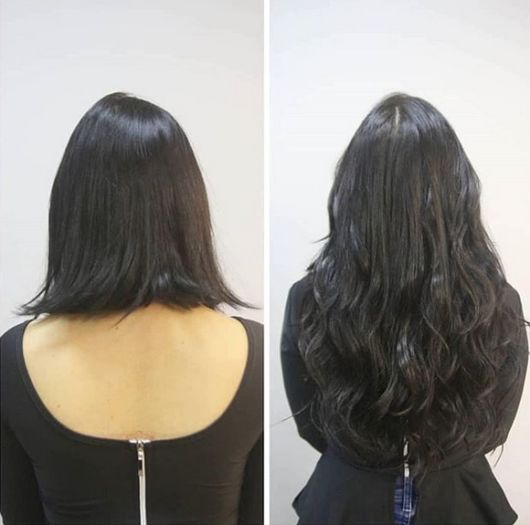 cabelo chanel antes e depois