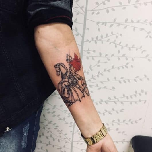 tatuagem São Jorge