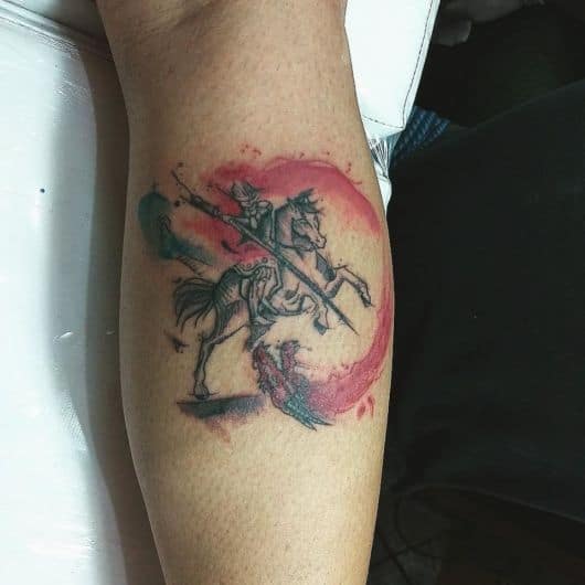 tatuagem de São Jorge