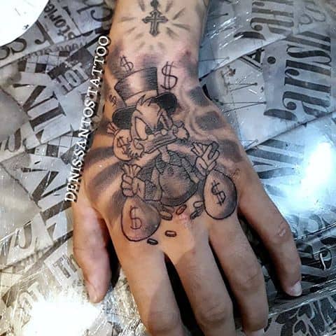 tatuagem Tio Patinhas