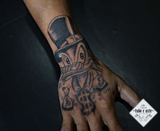 tatuagem tio Patinhas