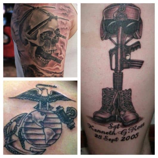 Tatuagem militar 50 tattoos magníficas para você se