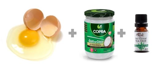 tratamento caseiro com ovo