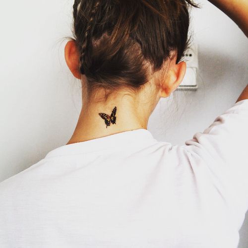 tatuagem de borboleta pequena